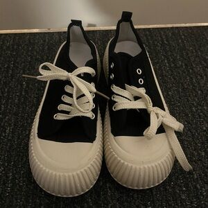 Black and White Sneakers